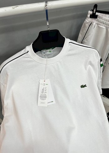Lacoste Beyaz Pamuklu Erkek Tişört - Görsel 2