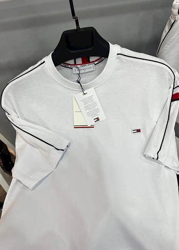 Beyaz Baskılı Erkek Tişört - Görsel 2