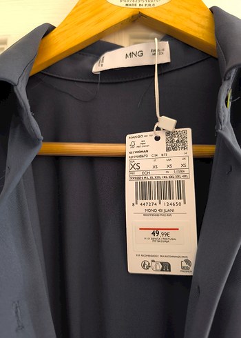 Lacivert Kadın Uzun Kollu Tulum - Görsel 3