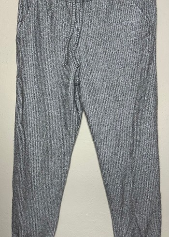 Gri Örgü Salaş Kadın Kazak - Görsel 2