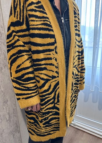 Nocturne Zebra Uzun Hırka - Görsel 3