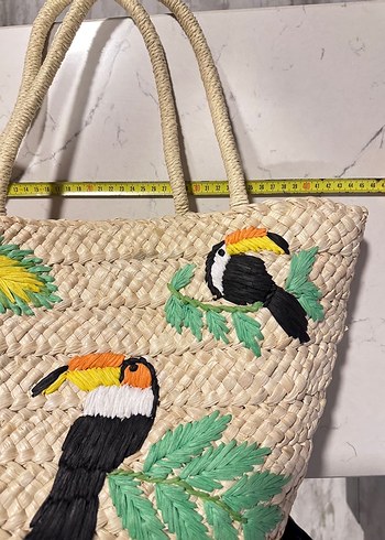 Koton Hasır çanta plaj - Görsel 3