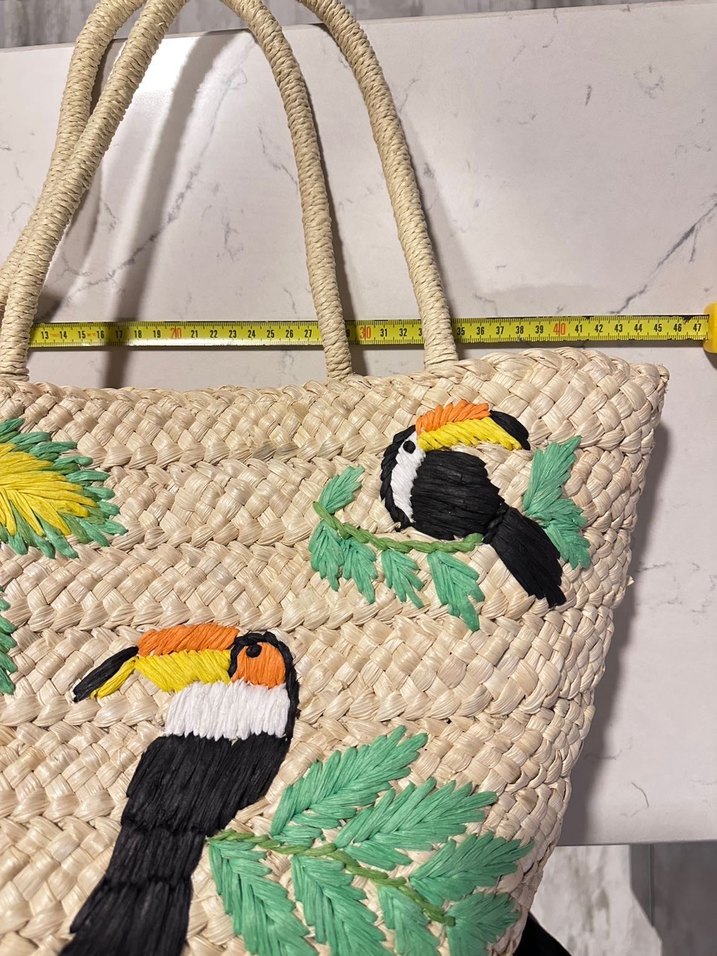 Koton Hasır çanta plaj - Görsel 3