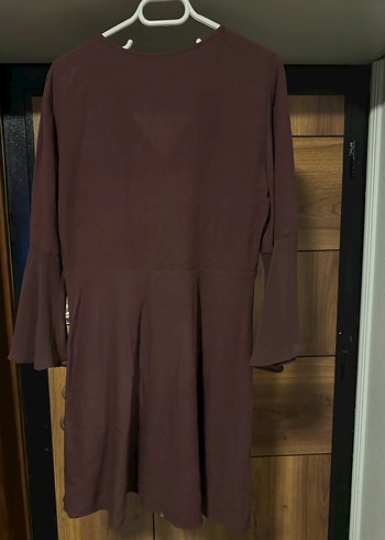 Yargıcı Bordo Elbise - Görsel 4
