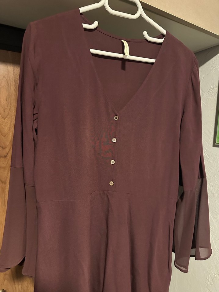 Yargıcı Bordo Elbise - Görsel 3