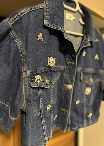 Orjinal Beymen Mavi Kadın Kot Ceket - Görsel 3