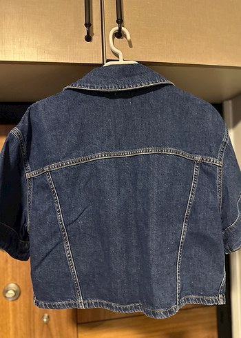 Orjinal Beymen Mavi Kadın Kot Ceket - Görsel 4