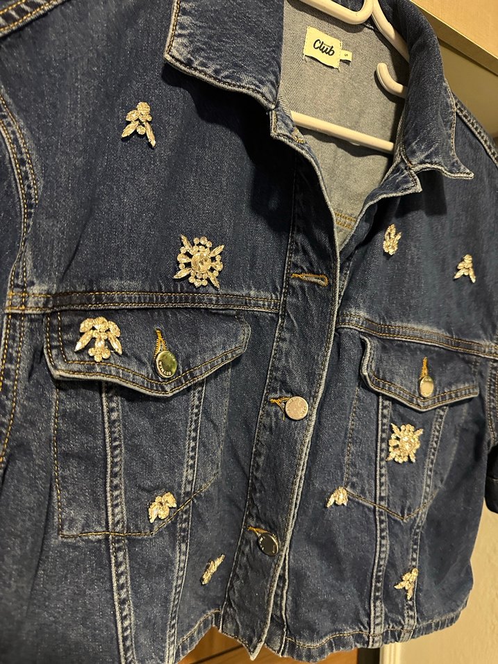 Orjinal Beymen Mavi Kadın Kot Ceket - Görsel 5