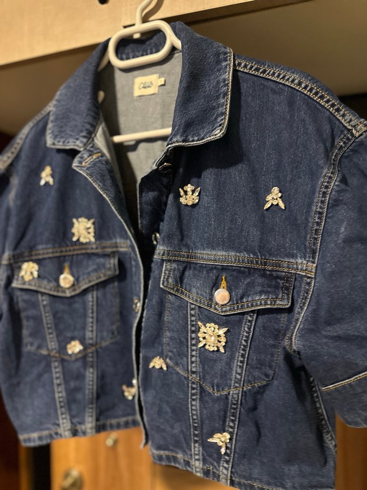 Orjinal Beymen Mavi Kadın Kot Ceket - Görsel 2