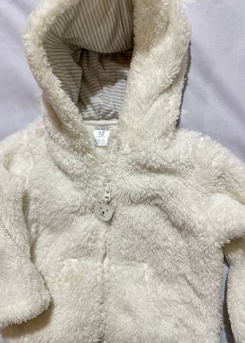 Carters Kapüşonlu Polar Bebek Kürk - Görsel 2