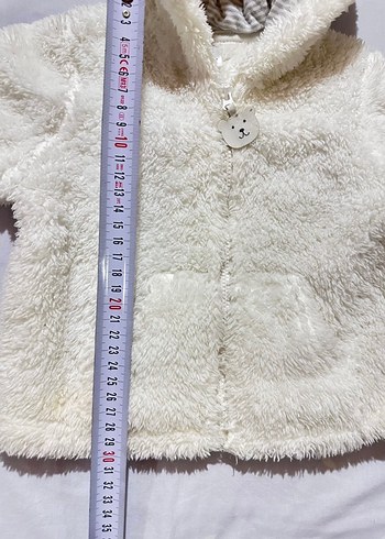 Carters Kapüşonlu Polar Bebek Kürk - Görsel 6