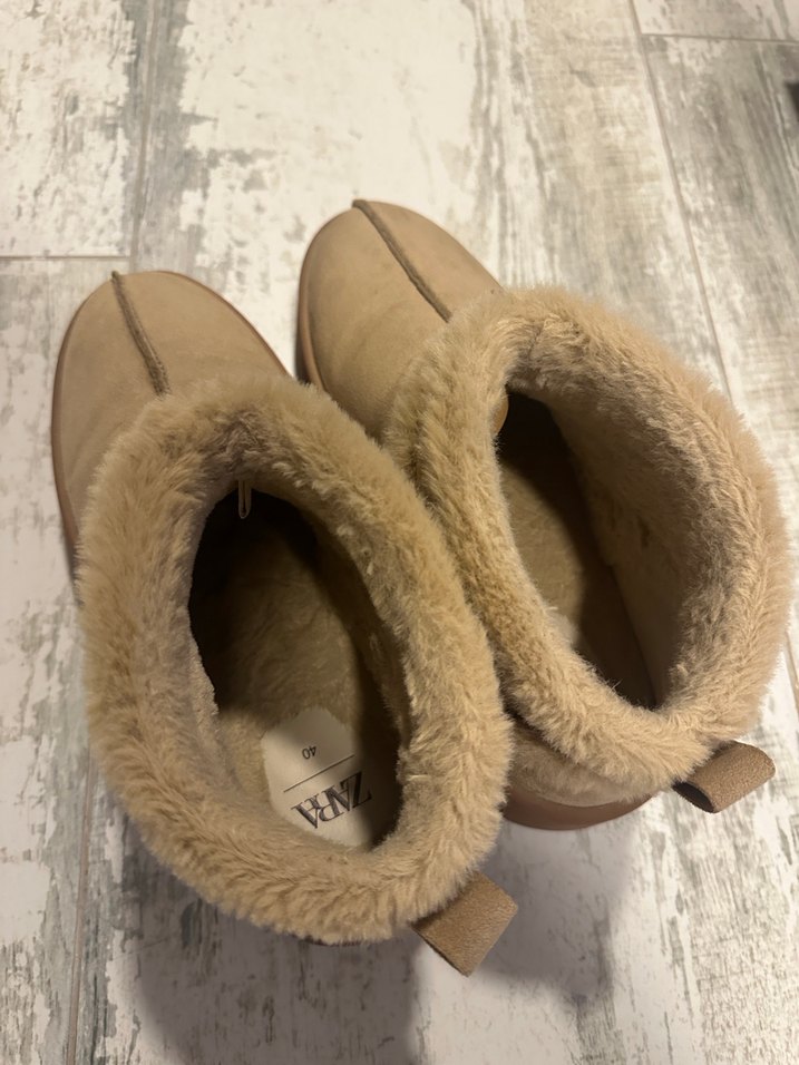 Zara Süet Kürklü Bot - Görsel 4