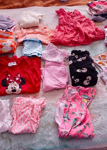 Çocuk battaniyesi 1 yaş kız bebek kıyafeti hepsi beraber - Görsel 4