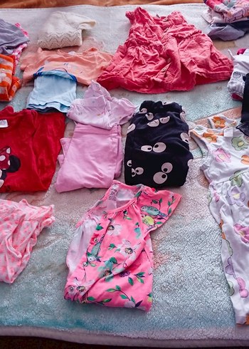 Çocuk battaniyesi 1 yaş kız bebek kıyafeti hepsi beraber - Görsel 2