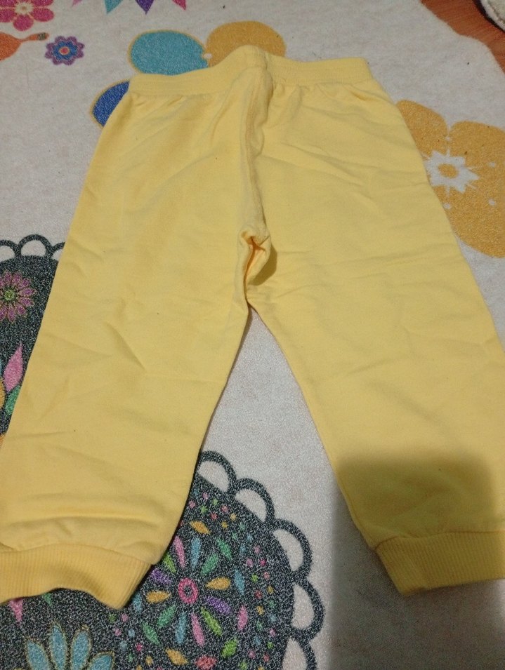 sarı kız çocuk eşortman - Görsel 2