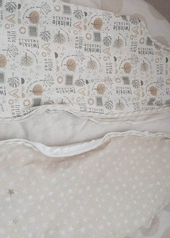 Nakışlı Bej Gri Bebek Uyku Tulumu - Görsel 3