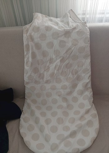 Nakışlı Bej Gri Bebek Uyku Tulumu - Görsel 2