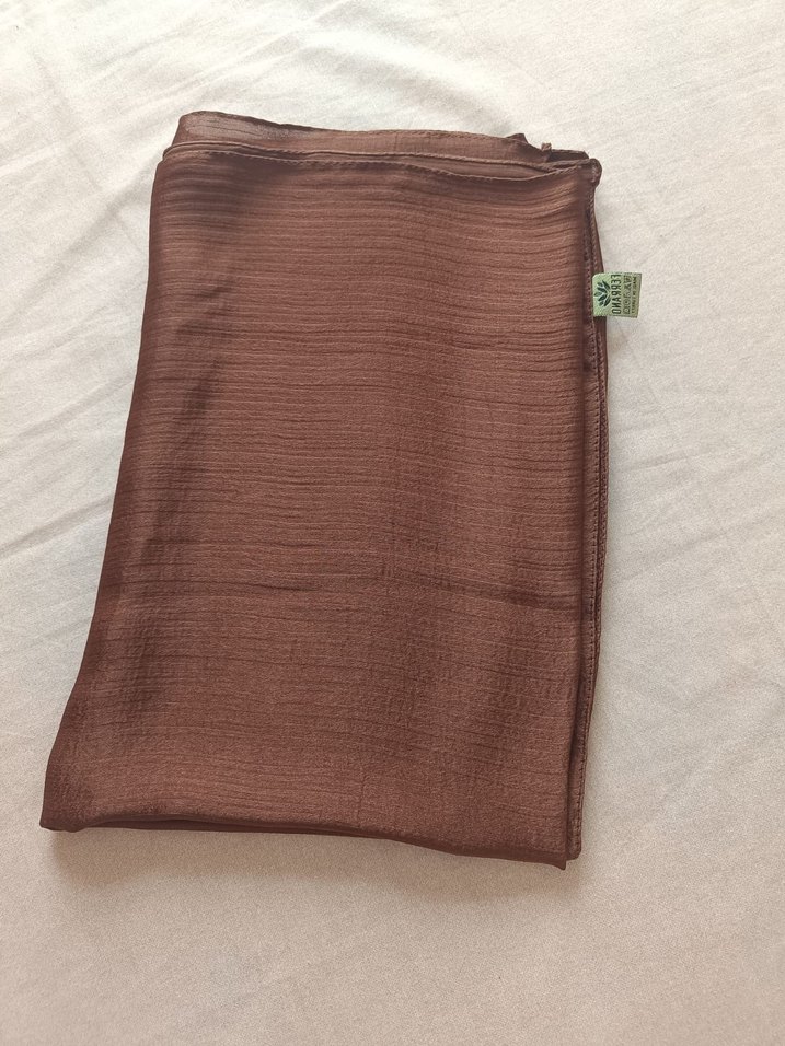 Bej Uzun Kollu Drapeli Kadın Elbise - Görsel 4