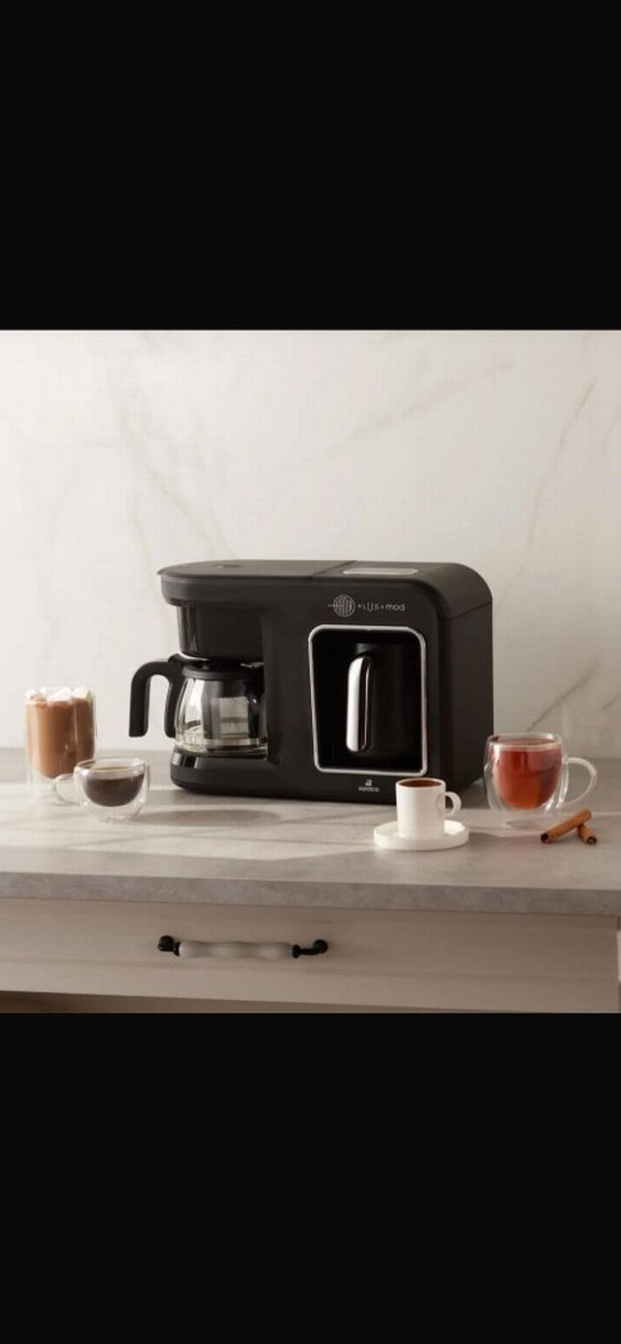 Siyah Modern Kahve Makinesi - Görsel 2