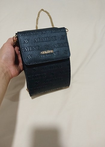 Zincir Detaylı Siyah Deri Kadın Çapraz Çanta - Görsel 2