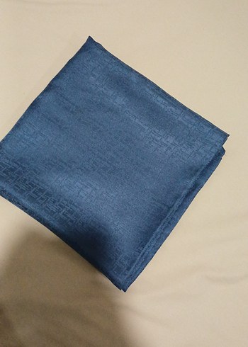 Lacivert Keten Kadın Şal - Görsel 4