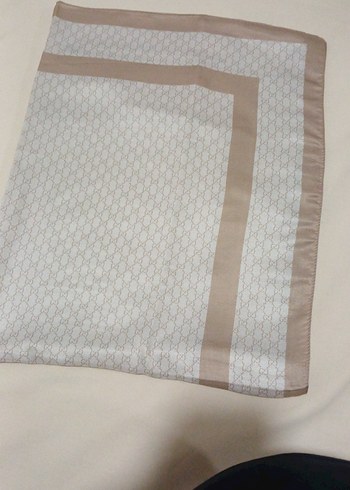 Bej ve Gri Kadın Şal - Görsel 2