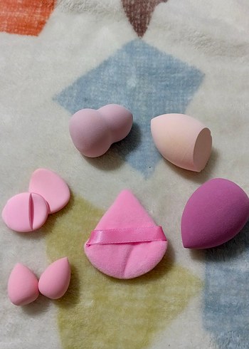 Rose Pastel Pembe Makyaj Sünger Seti - Görsel 5