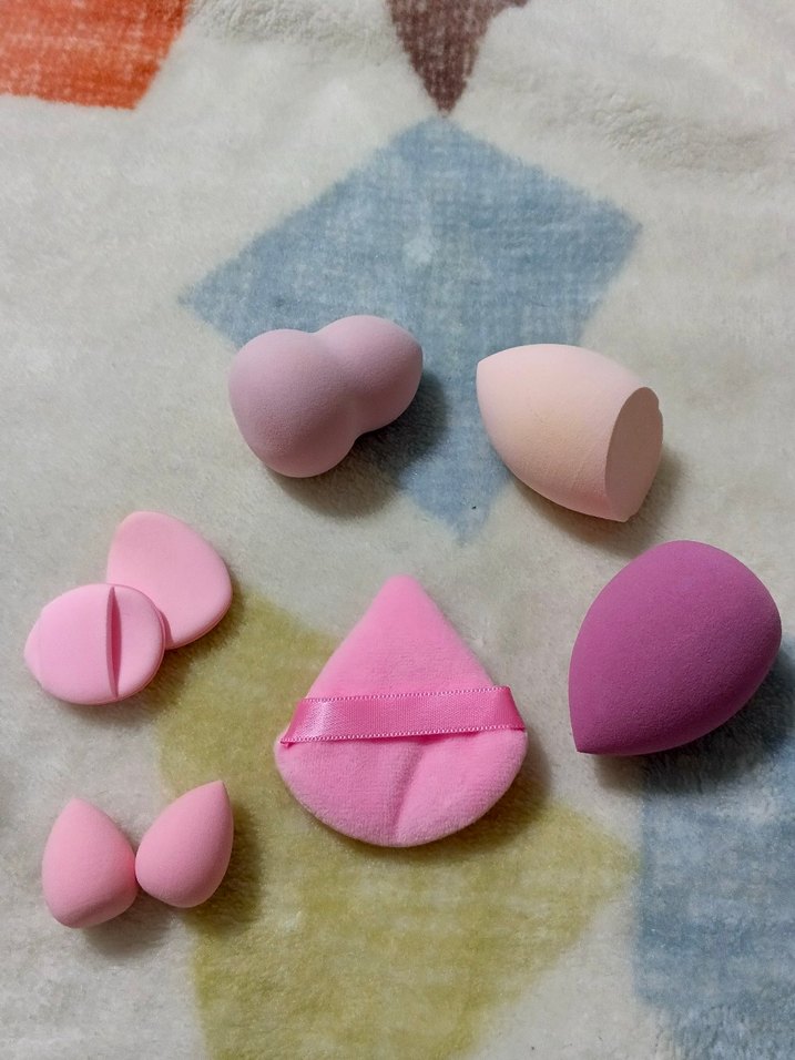 Rose Pastel Pembe Makyaj Sünger Seti - Görsel 5