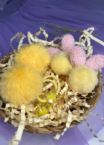 çift fiyati
 Renkli Elastik Çocuk Saç Tokaları - Görsel 2