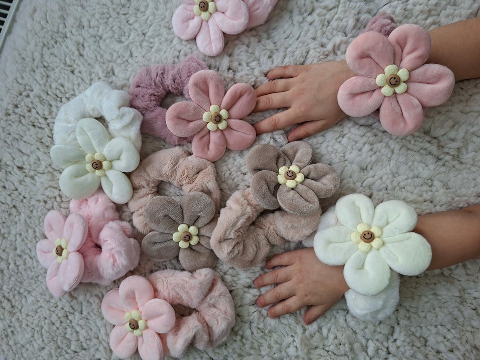 Çiçekli Dantel Detaylı Bohem Saç Tokası - Görsel 3