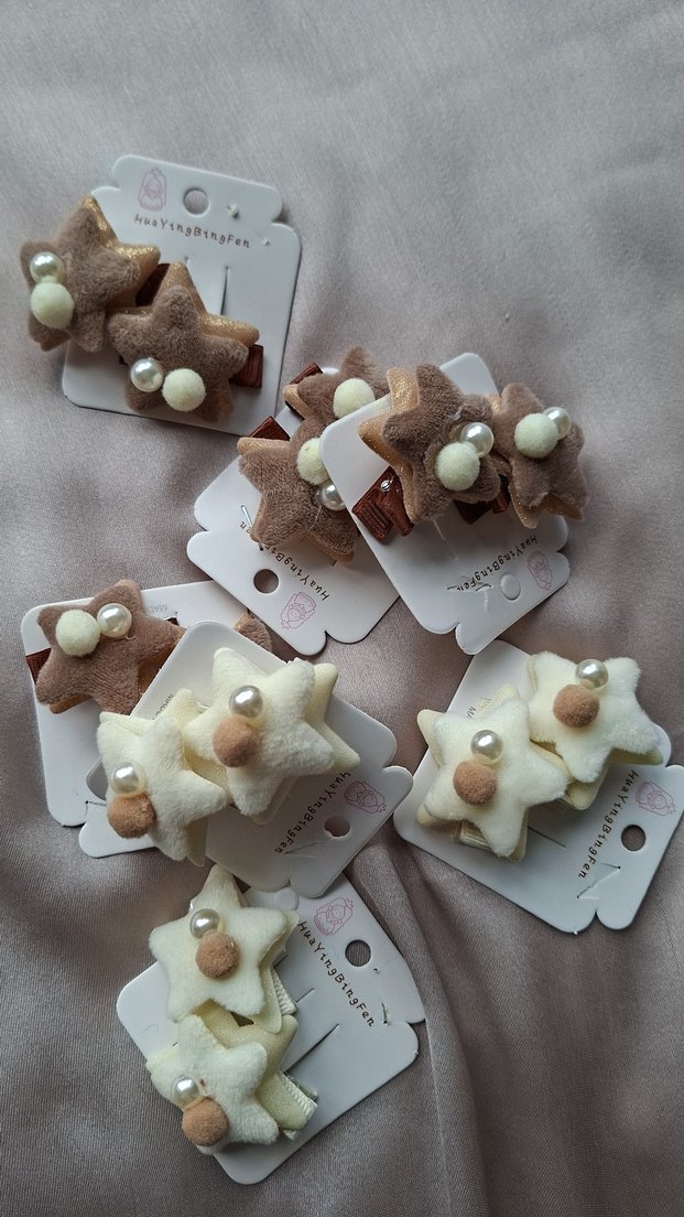 Nakışlı Kürklü Bebek Tavşan Tokası - Görsel 2