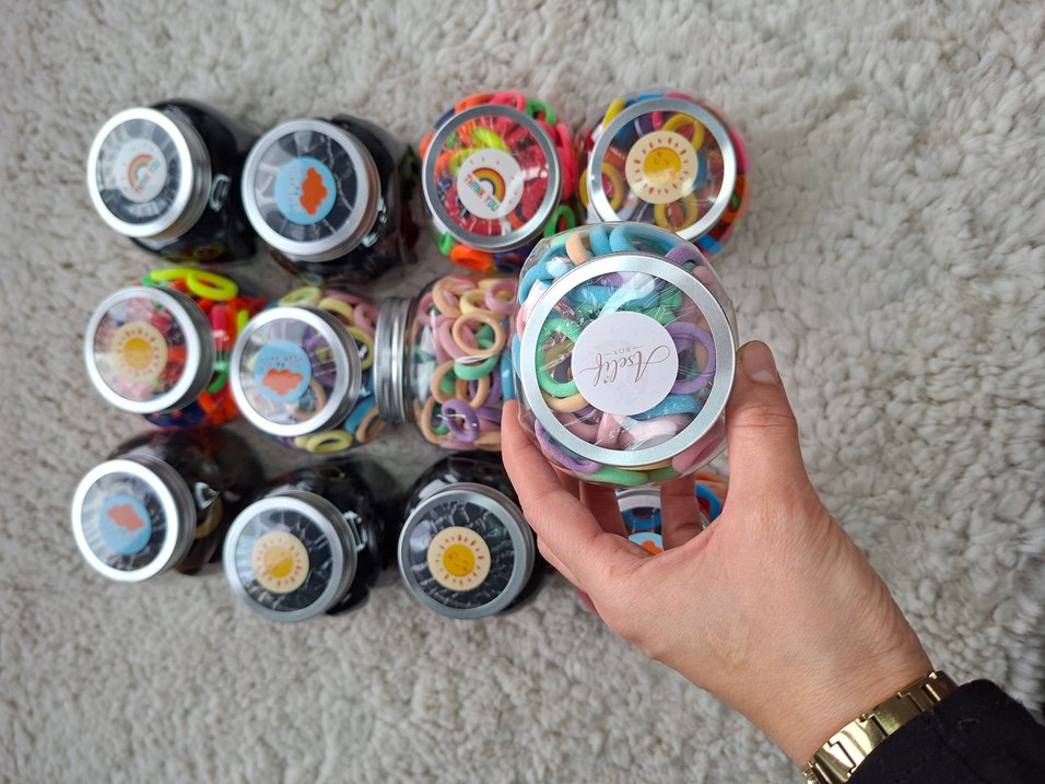 Pastel Renkli Bağlamalı Elastik Saç Bantları - Görsel 3