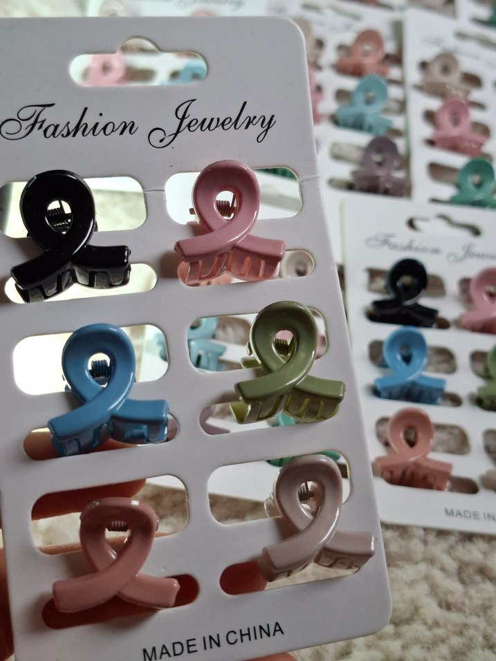 Pastel Renkli Elastik Bohem Vintage Saç Tokaları - Görsel 2