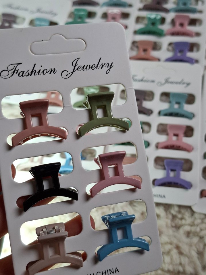 Pastel Renkli Elastik Bohem Vintage Saç Tokaları - Görsel 3