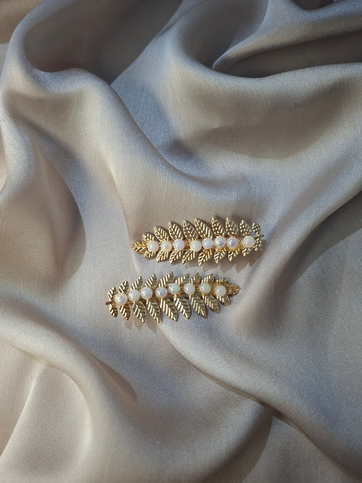 taşlı şık kadın tokası - Görsel 2