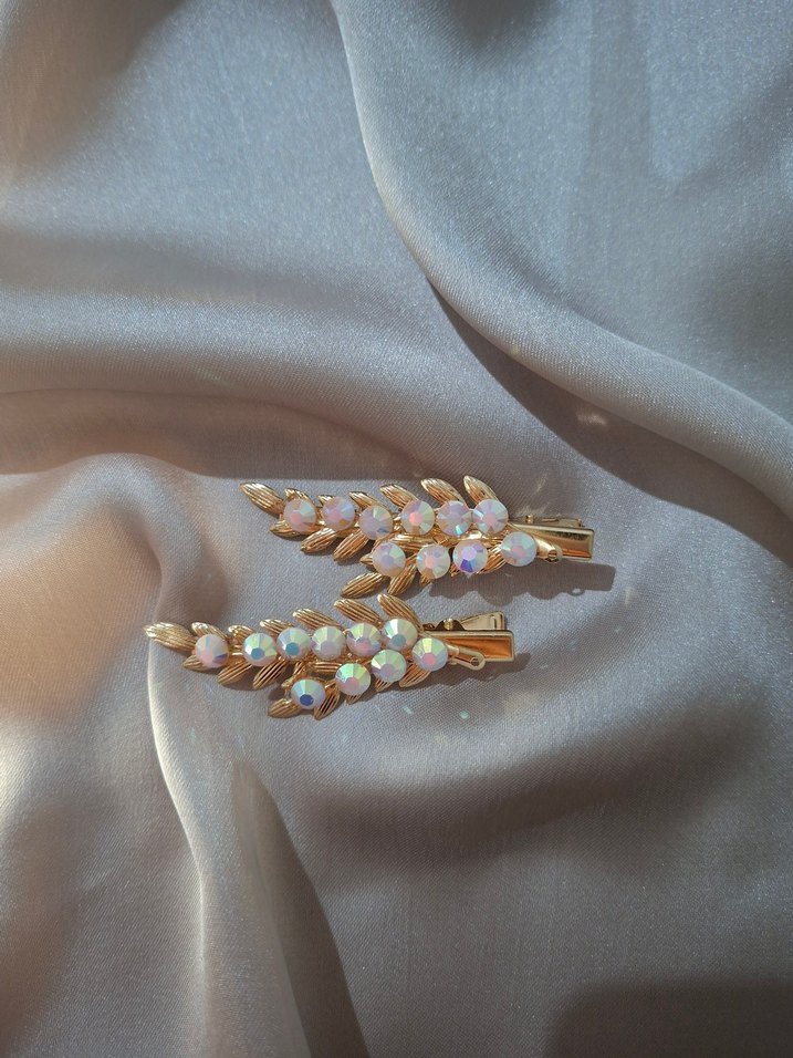 taşlı şık kadın tokası - Görsel 5