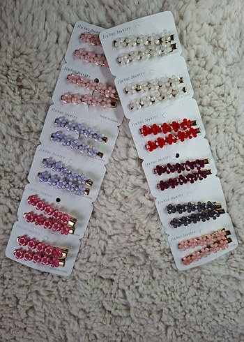 Boncuklu Çok Renkli Kadın Saç Tokası - Görsel 2