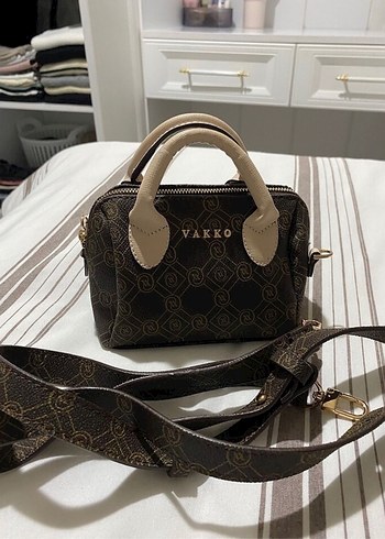 Vakko Kahverengi Deri Kadın El Çantası - Görsel 2