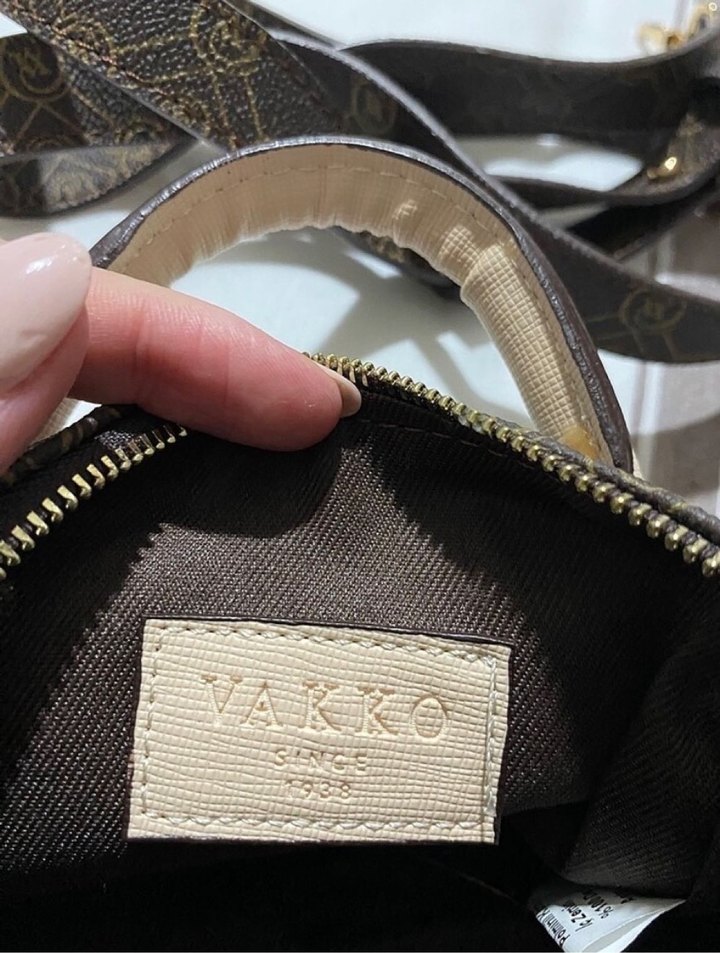 Vakko Kahverengi Deri Kadın El Çantası - Görsel 3