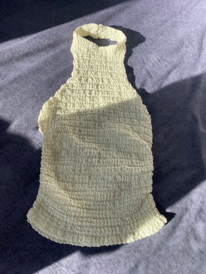 Dantelli Beyaz Midi Mini Elbise - Görsel 3