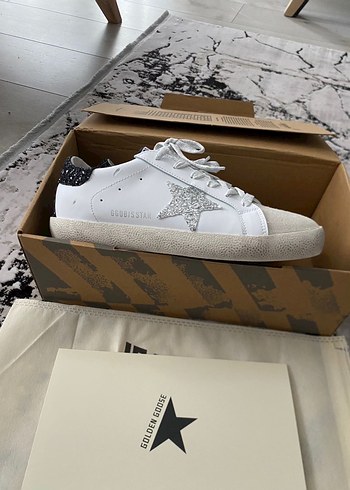 Beyaz Simli Stiletto Topuklu Kadın Spor Ayakkabı - Görsel 2