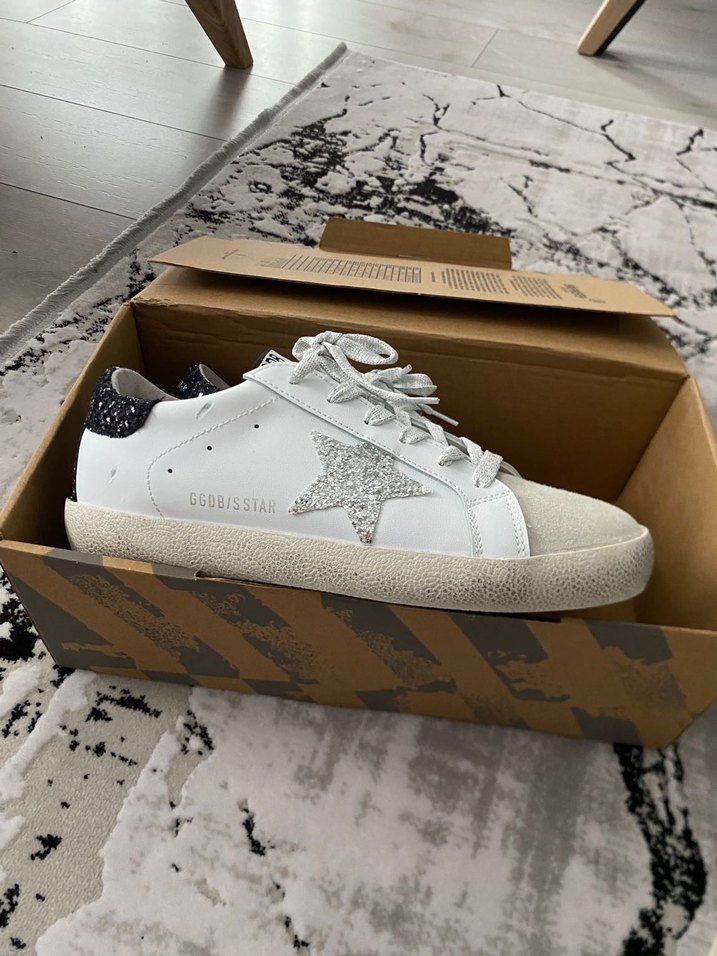 Beyaz Simli Stiletto Topuklu Kadın Spor Ayakkabı - Görsel 3