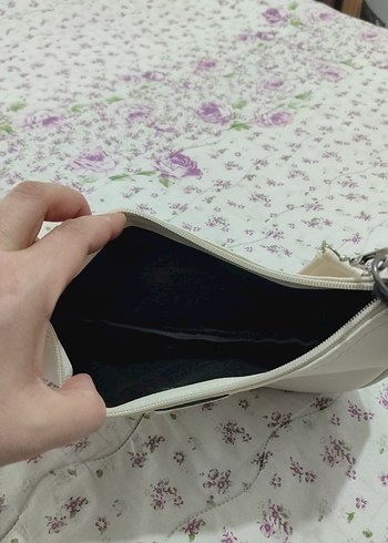 krem renk Kadın Günlük Omuz Çantası - Görsel 3