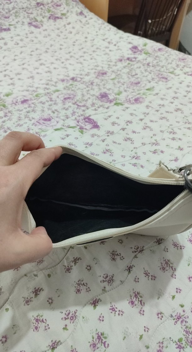 krem renk Kadın Günlük Omuz Çantası - Görsel 3