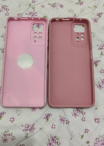 Pembe Bohem Düğmeli Telefon Kılıfı - Görsel 3