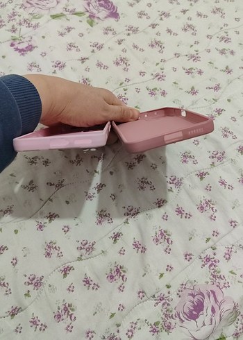 Pembe Bohem Düğmeli Telefon Kılıfı - Görsel 5