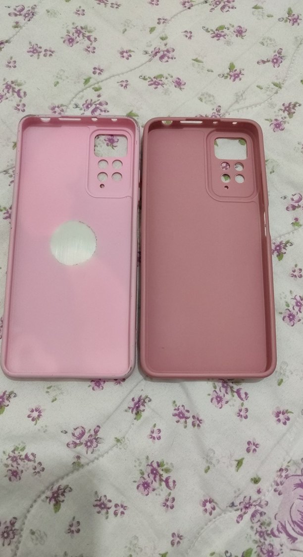 Pembe Bohem Düğmeli Telefon Kılıfı - Görsel 3