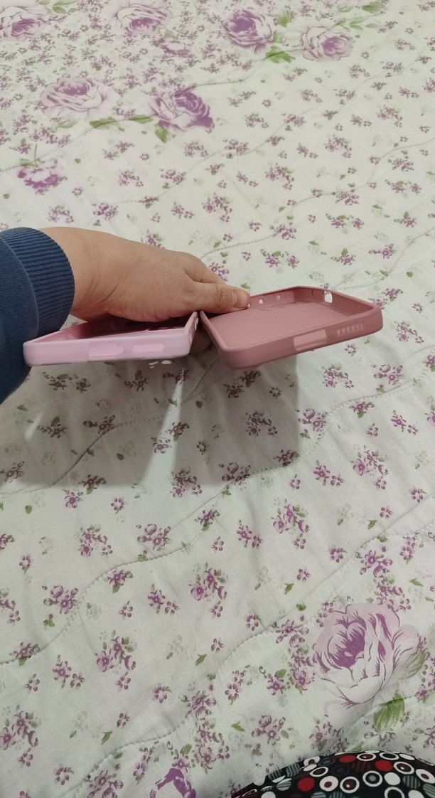 Pembe Bohem Düğmeli Telefon Kılıfı - Görsel 5