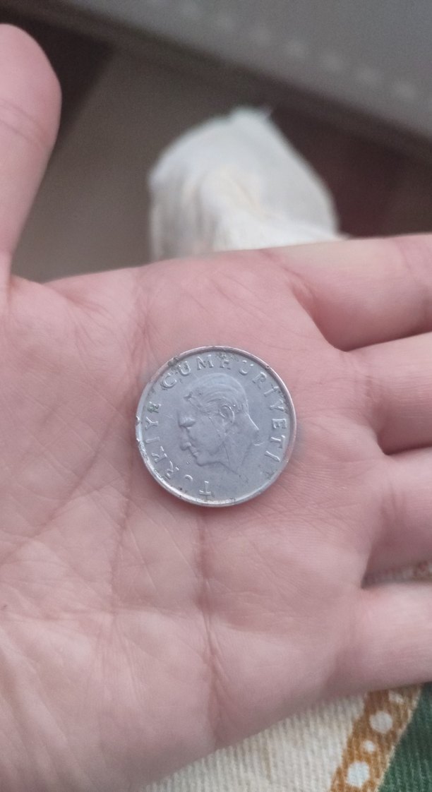 1986 Gri 10 Lira Madeni Para - Görsel 2