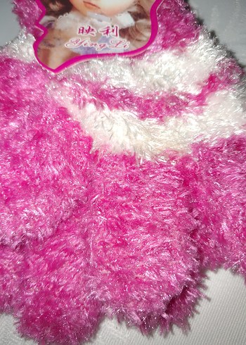 Kızlar için pembe eldiven - Görsel 3